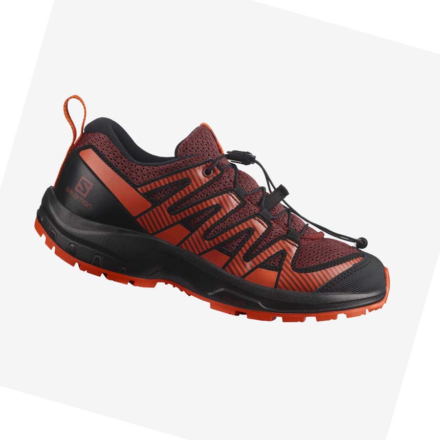 Salomon XA PRO V8 Çocuk Yürüyüş Ayakkabısı Siyah Kırmızı | TR 2045UZG